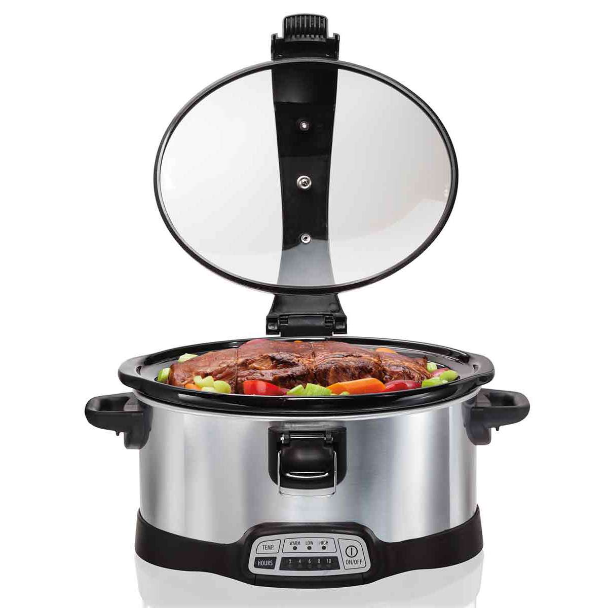 Hamilton Beach Programmable Stay or Go® 6 Qt. Slow Cooker, Stainless Steel  - 33561