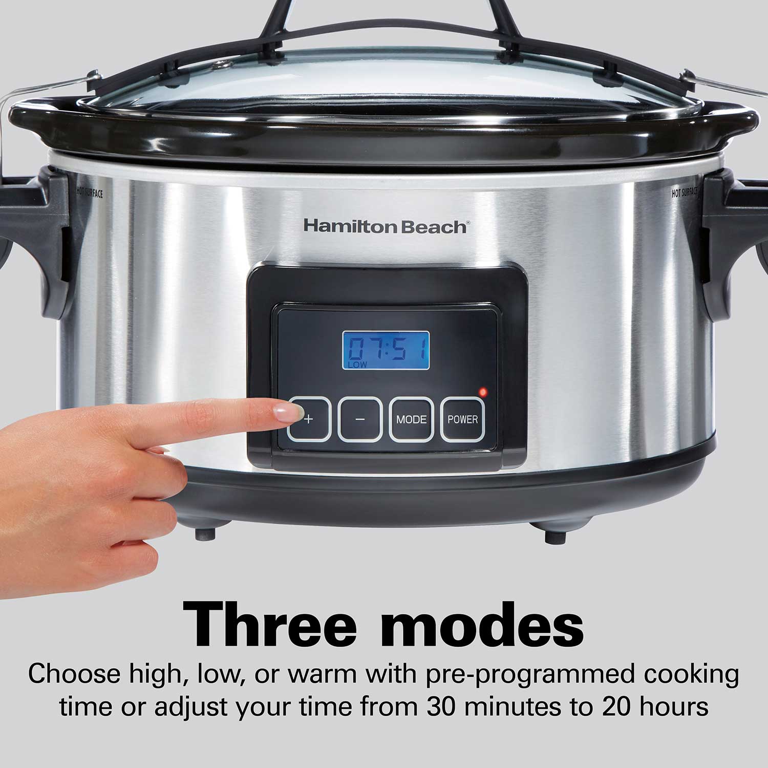 Hamilton Beach Programmable Stay or Go® 6 Qt. Slow Cooker