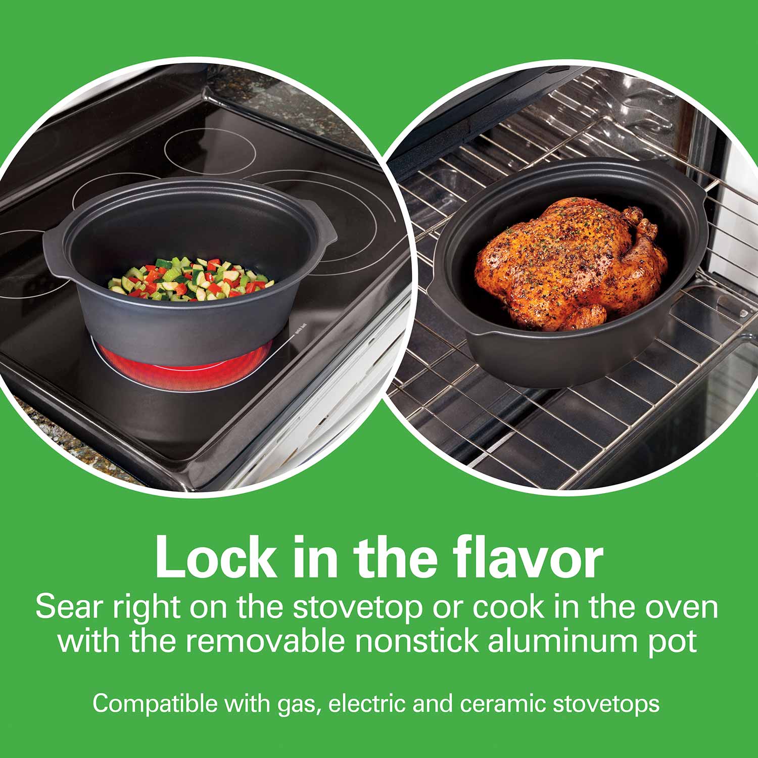 Hamilton Beach Stay or Go 6 Qt. Stainless Steel Slow Cooker - Crafty Beaver  Home Center