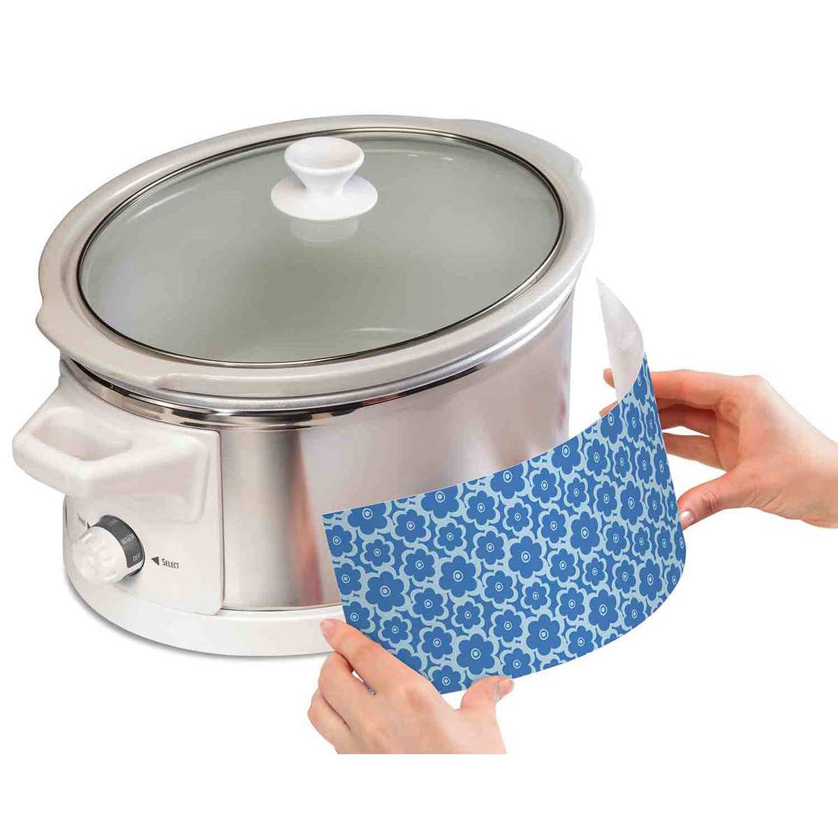 Hamilton Beach Wrap & Serve™ Slow Cooker Wraps Floral, Ogee Arch (33708)