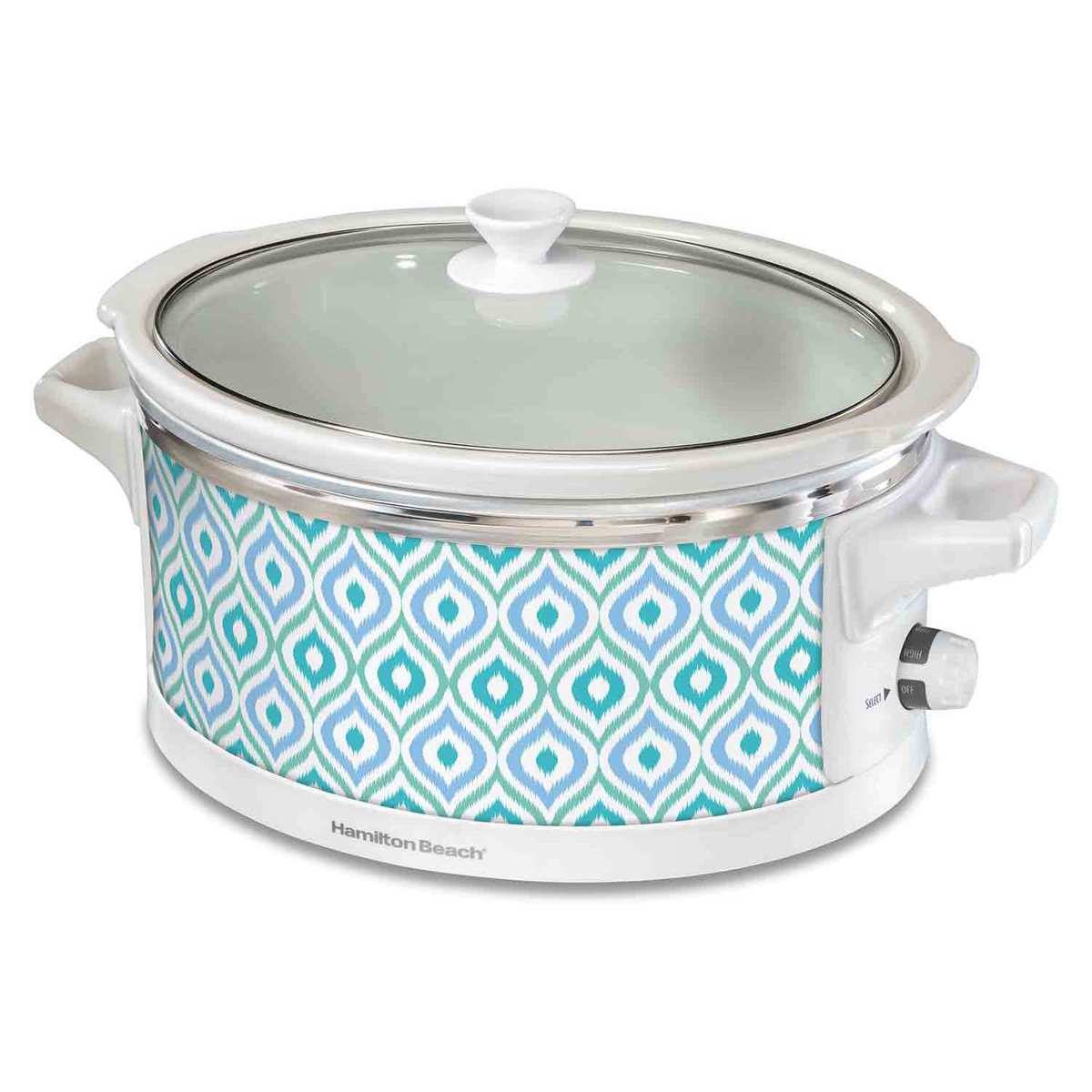 Hamilton Beach Wrap & Serve™ Slow Cooker Wraps Floral, Ogee Arch (33708)