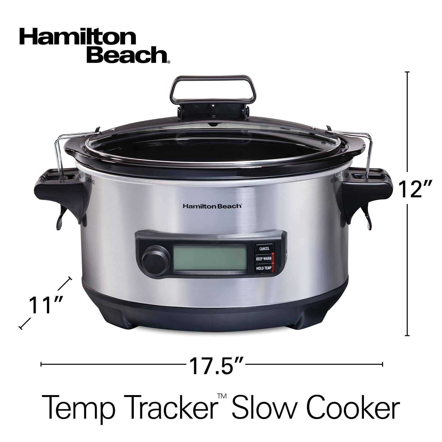 Hamilton Beach 33867 Advanced Temp Tracker Slow Cooker 