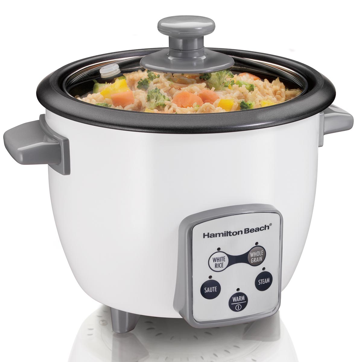  Hamilton Beach 37550 30-Cup Rice Cooker, Aluminum: Home &  Kitchen