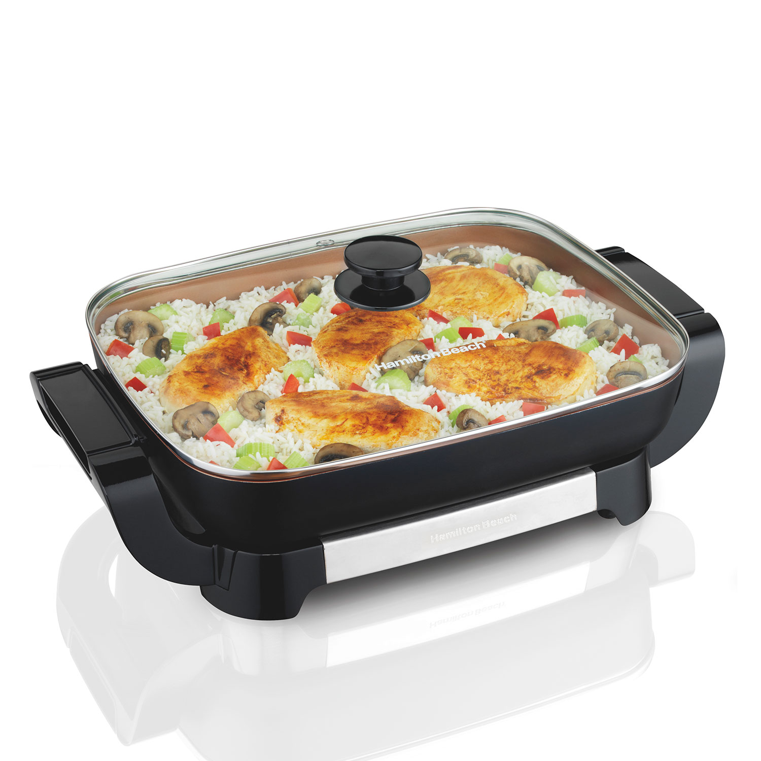 hamilton beach deep dish electric skillet