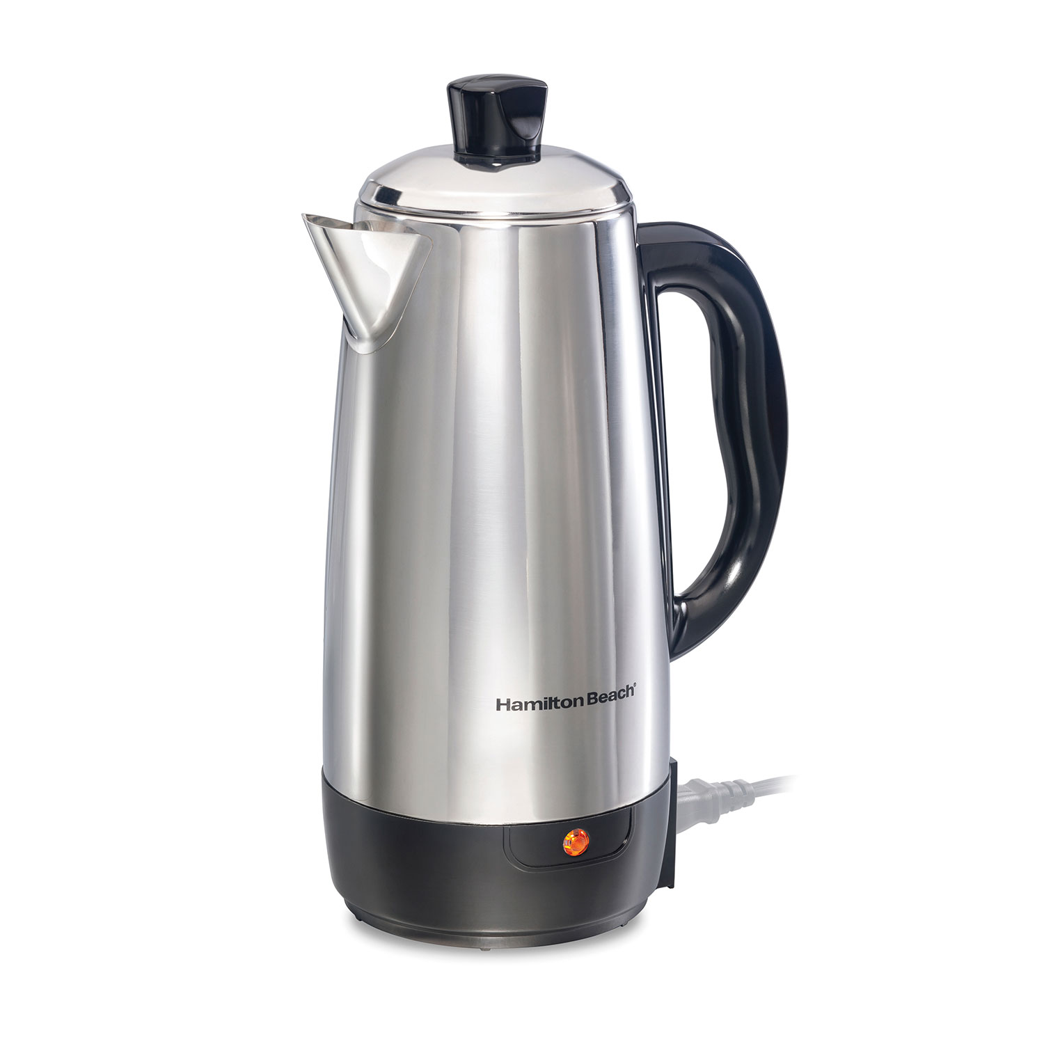 12 Cup Percolator with Cool-Touch Handle, Stainless Steel (40616R)