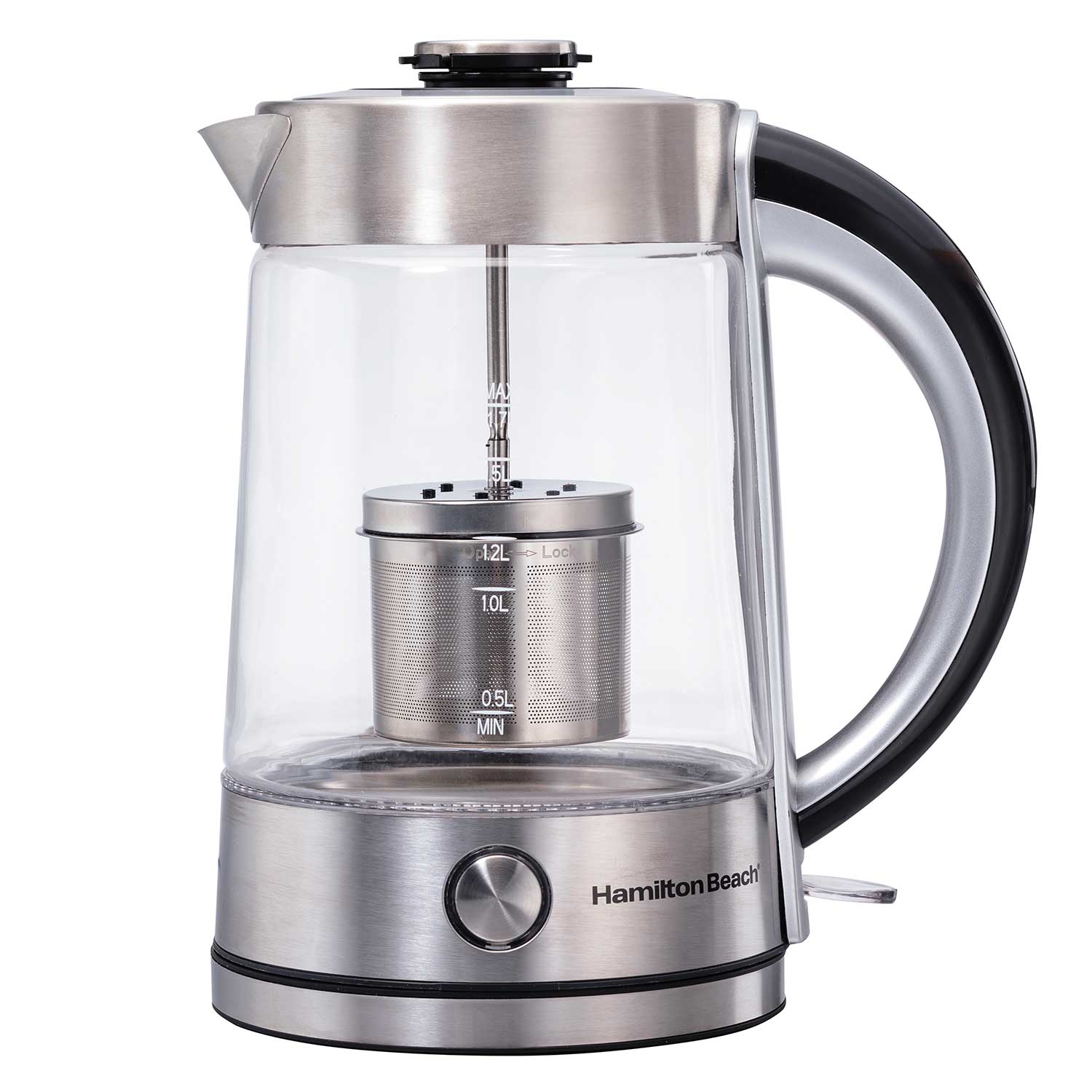 SEE your water boil with the BELLA 1.7 Liter Glass Kettle! This kettle is  super durable and uses German Schott glass to make sure your tea is in  the
