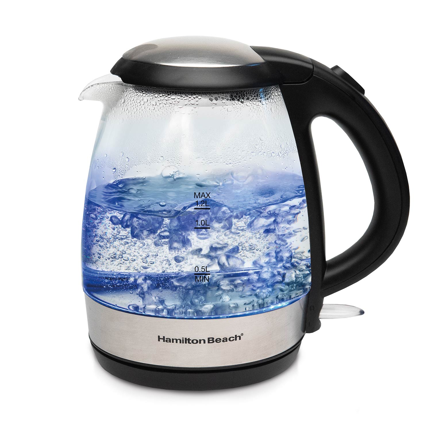 Compact 1.2 Liter Glass Kettle (40931C)