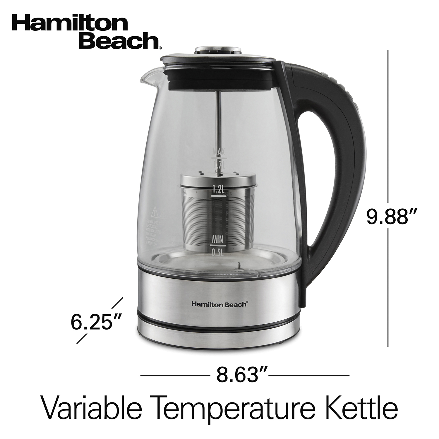 Hamilton Beach® Variable Temperature Electric Kettle 1.7 Liter