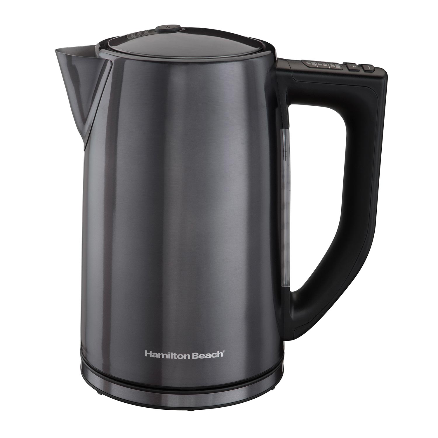 1.7 Liter Variable Temperature Electric Kettle, Black & Stainless Steel (41027R)
