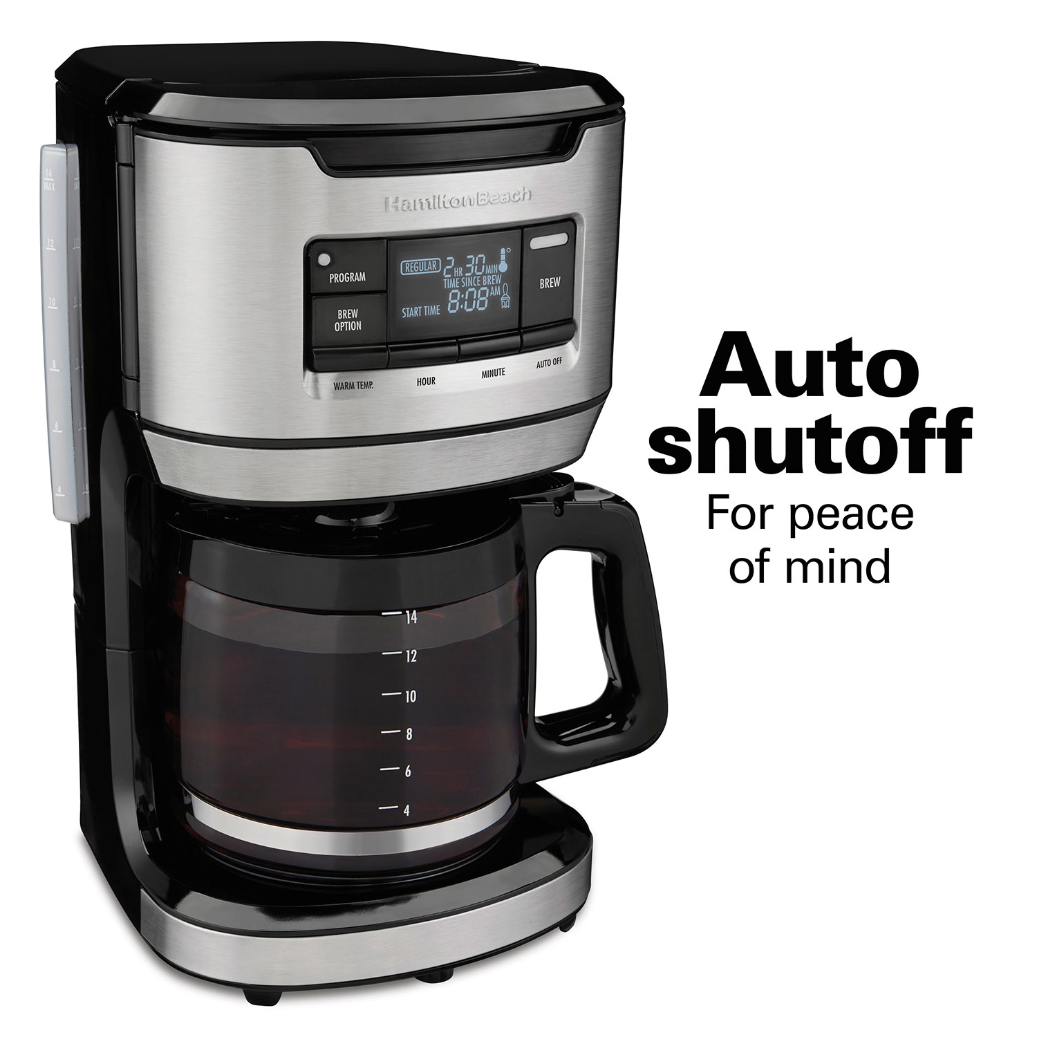 FrontFill® 14 Cup Programmable Coffee Maker