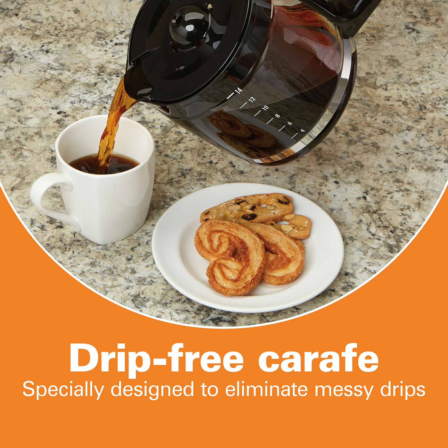 FrontFill® 14 Cup Programmable Coffee Maker