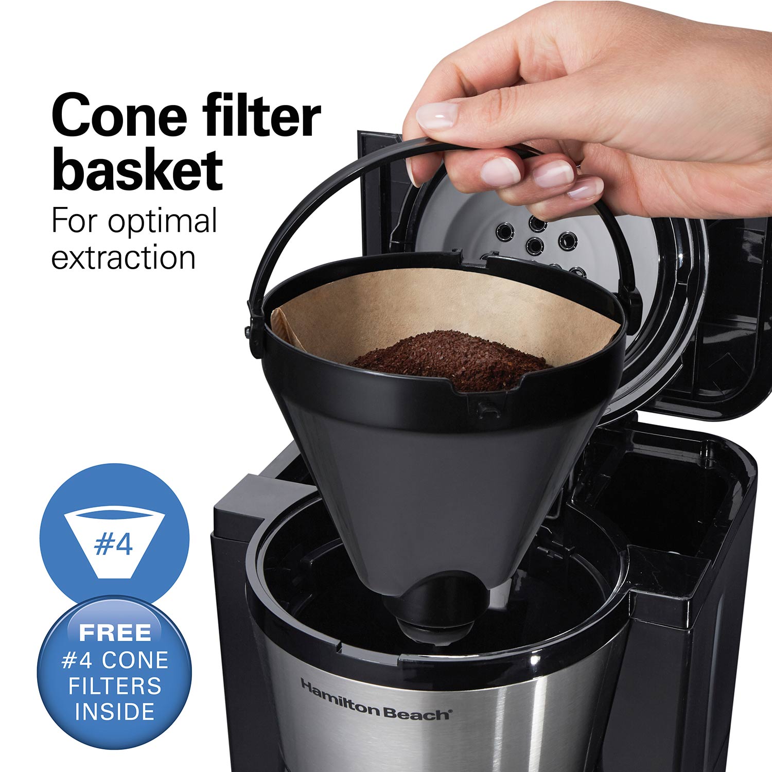 Black + Decker - CM618 - Single Serve Coffee Maker - Black