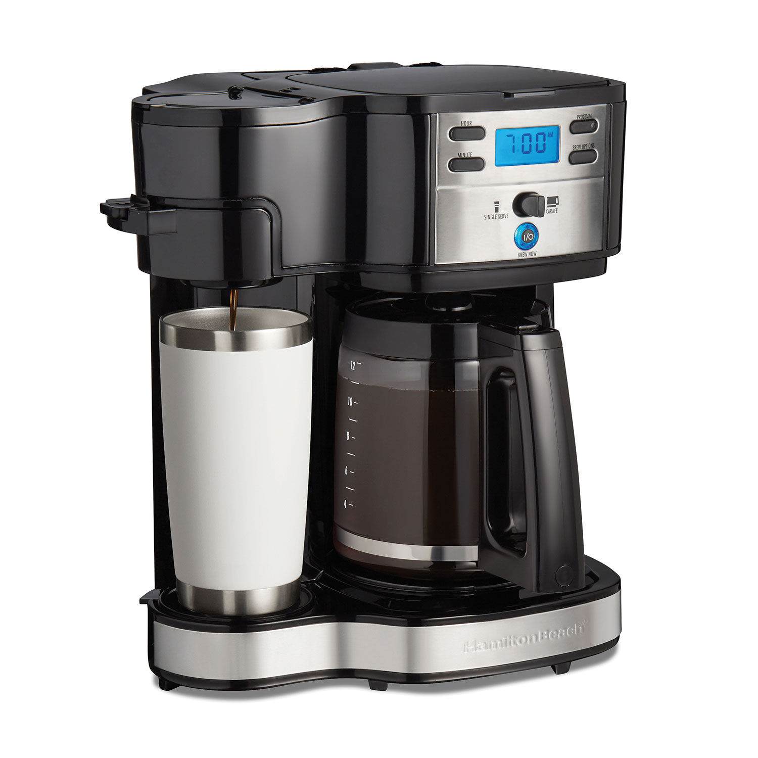 2-Way Programmable Coffee Maker Stainless (47650F)