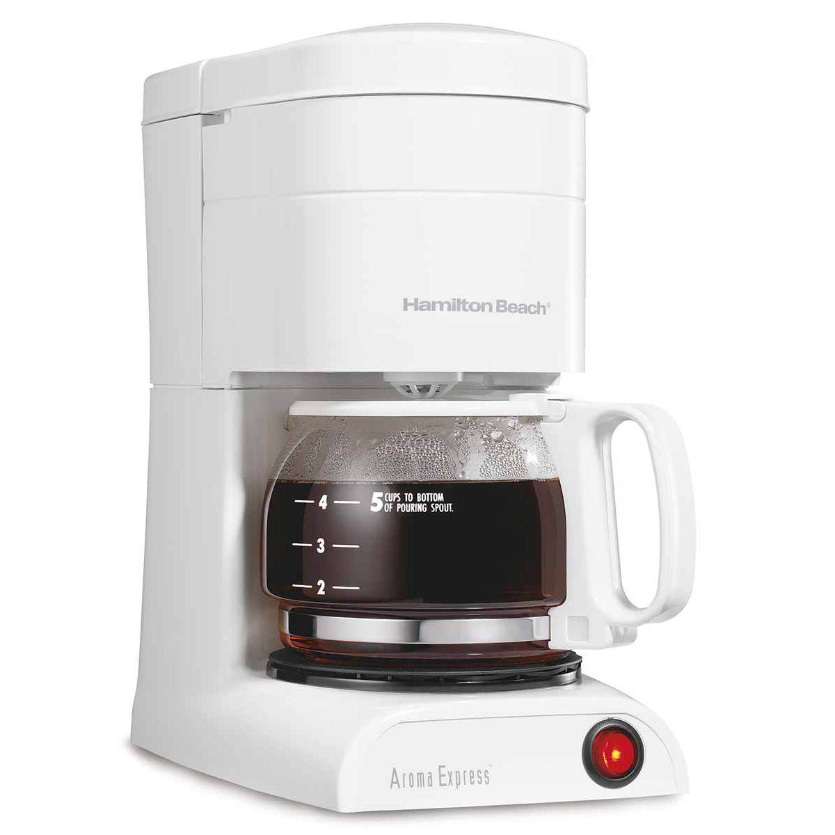 Aroma Express™ 5 Cup Coffee Maker - White (48131)