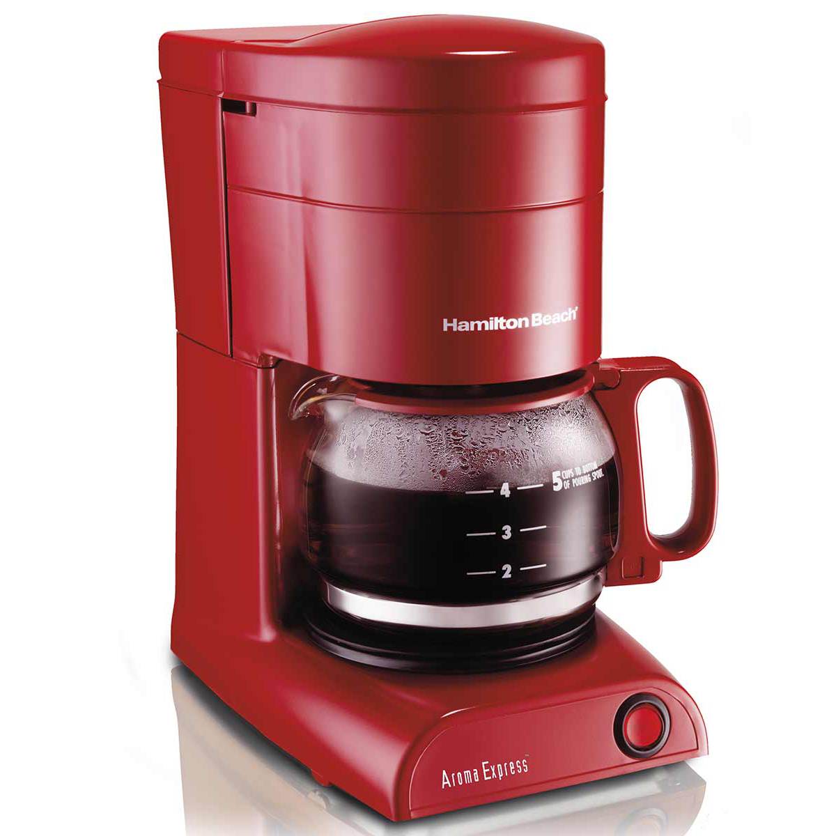 Aroma Express™ 5 Cup Coffeemaker - Red (48135)