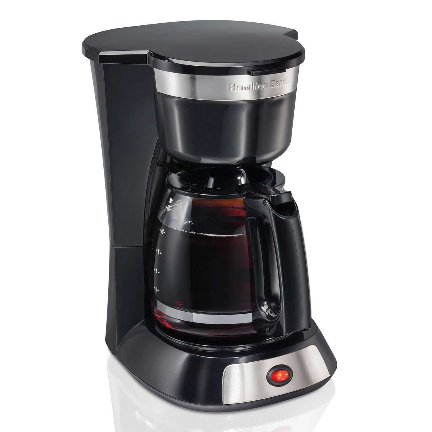 12 Cup Coffee Maker with Stainless Steel Accents (49631)