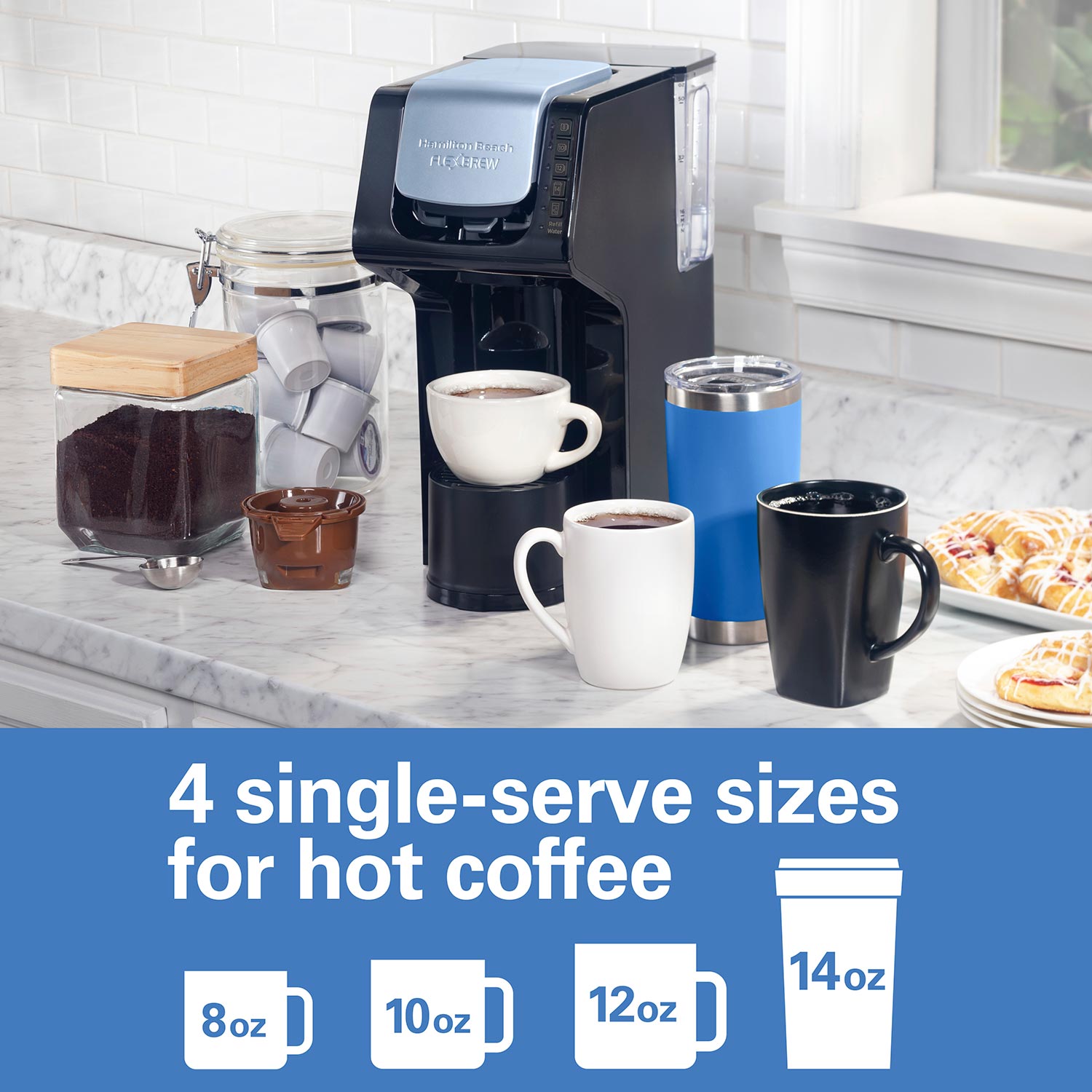 Hamilton Beach FlexBrew® Single-Serve Iced & Hot Coffee Maker