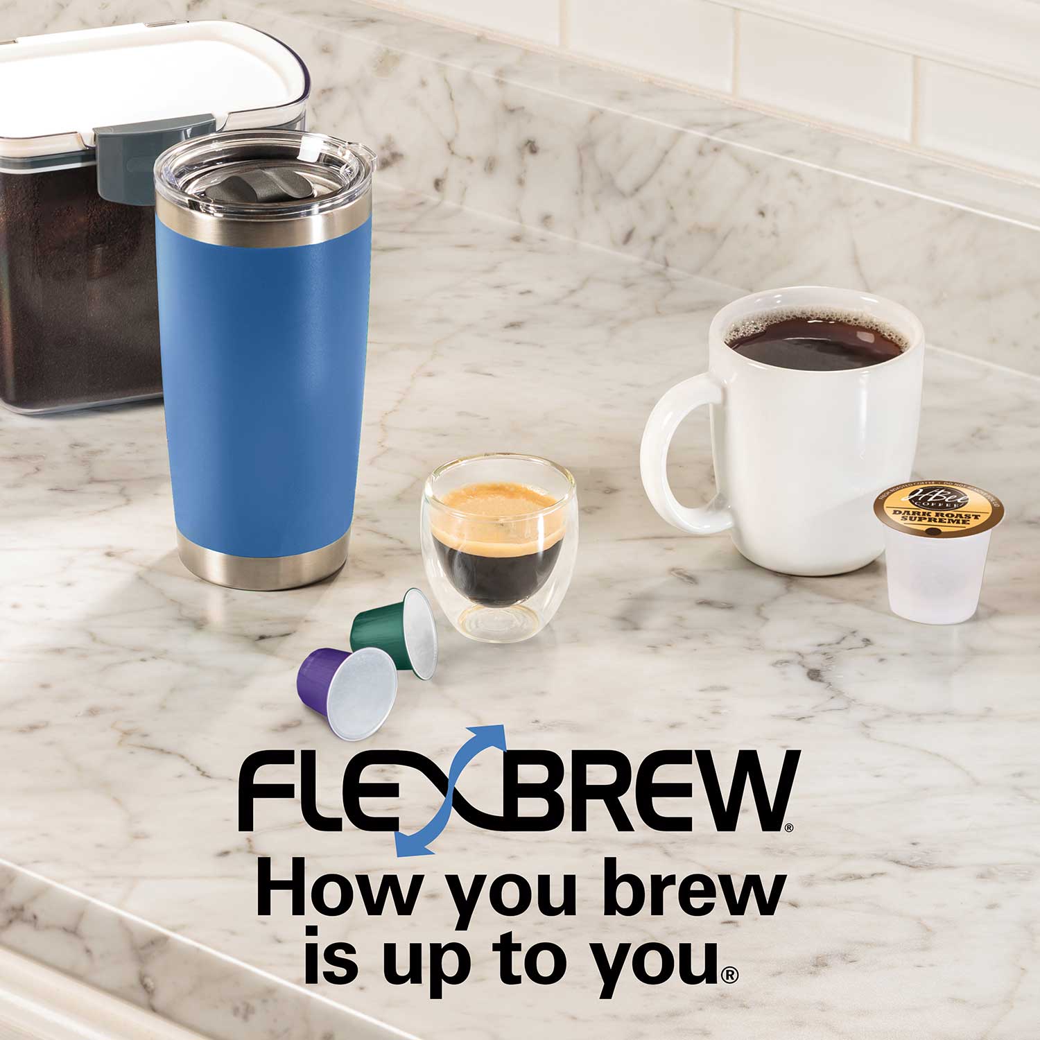 Hamilton Beach FlexBrew Universal Single-Serve Coffee & Espresso Maker