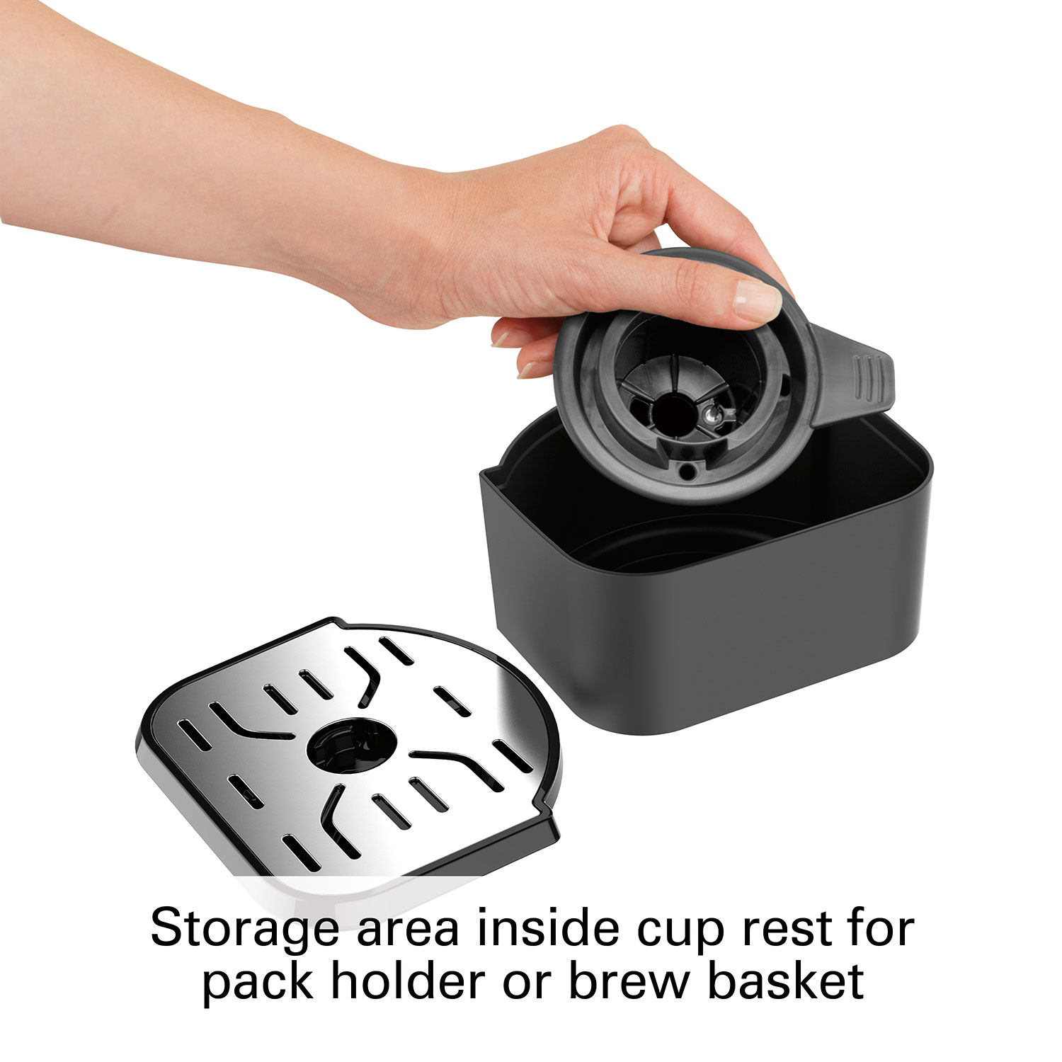 Hamilton Beach FlexBrew® 2Way Coffee Maker with 12Cup Carafe & Pod