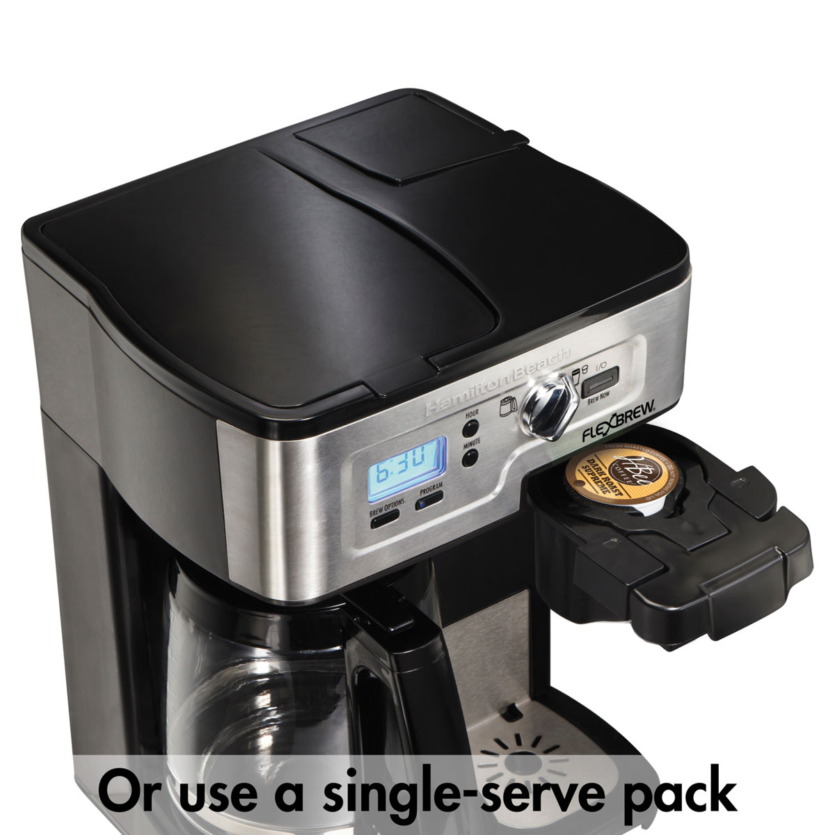 Hamilton Beach Flex Brew 2-Way Coffee Maker