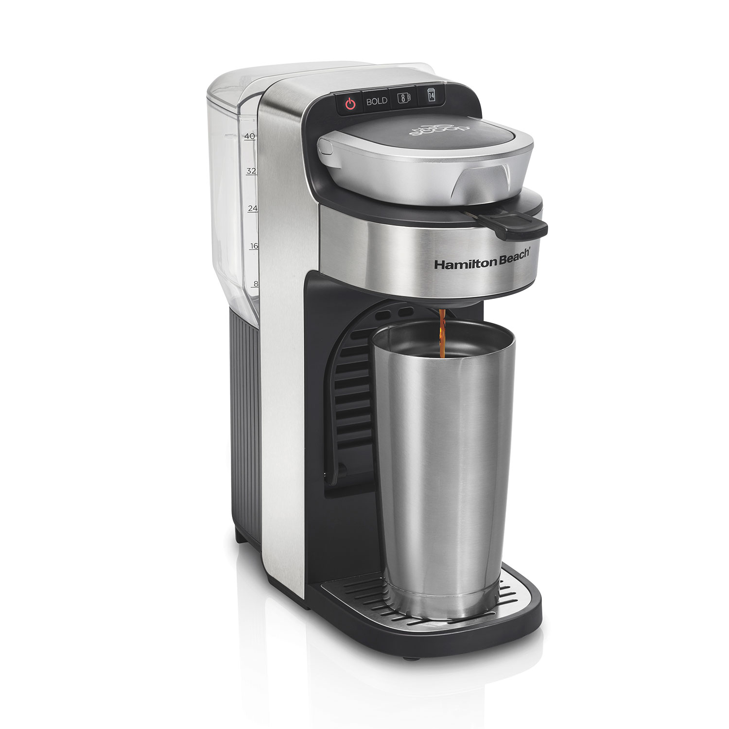 Hamilton Beach The Scoop® Single-Serve Coffee Maker with Removable