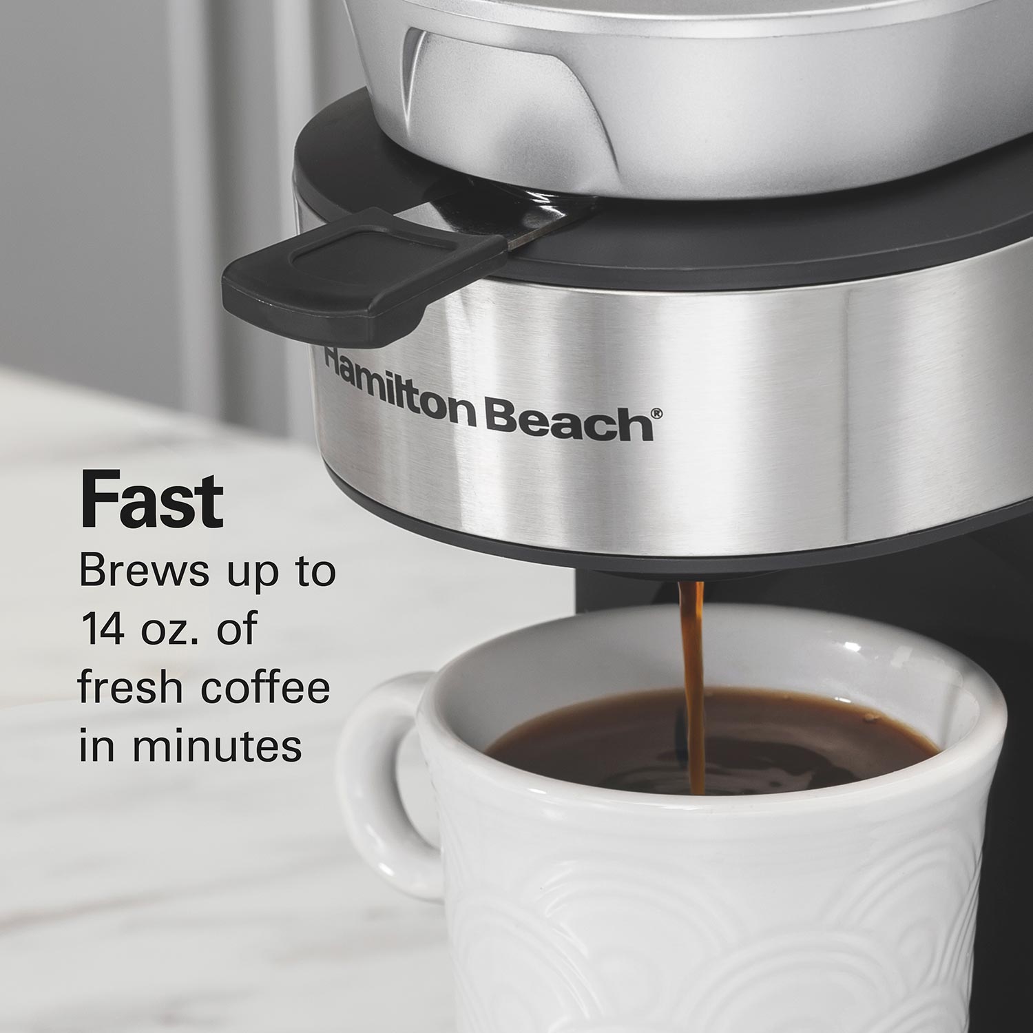 The Scoop® Single-Serve Coffee Maker with Removable Reservoir