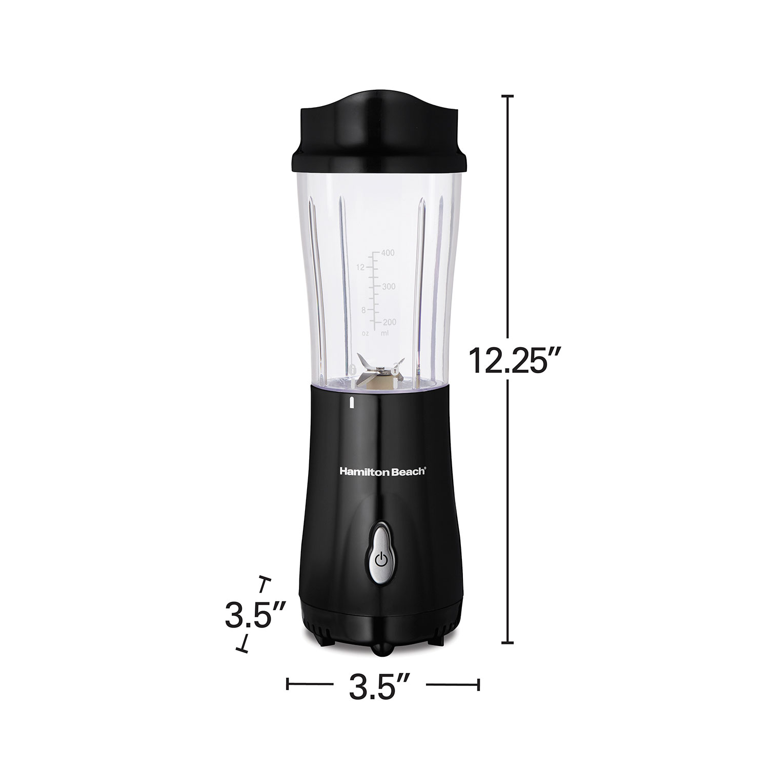 Hamilton Beach Personal Blender with Travel Lid for Smoothies and