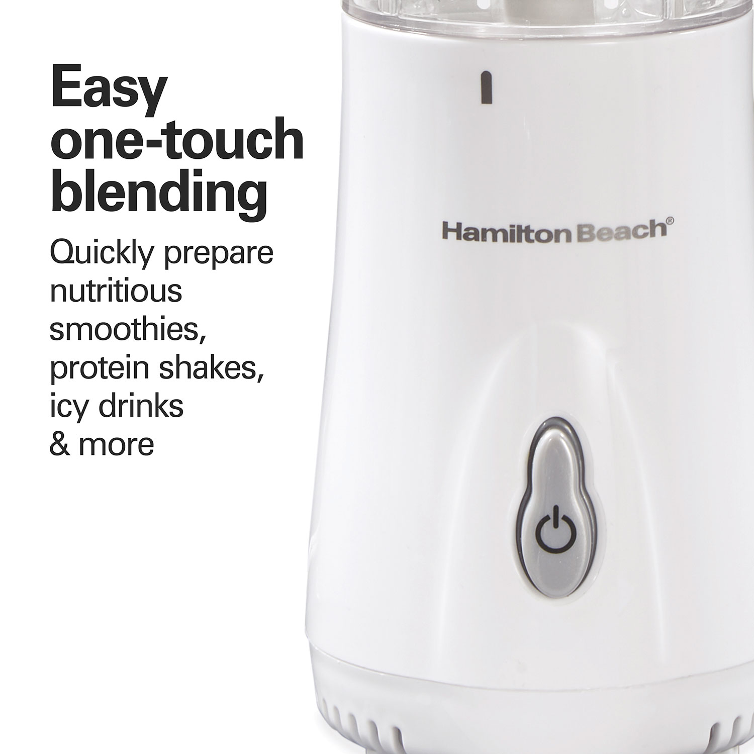 Hamilton Beach Single Serve Personal Smoothie Blender With 14 oz Travel Cup  Lid