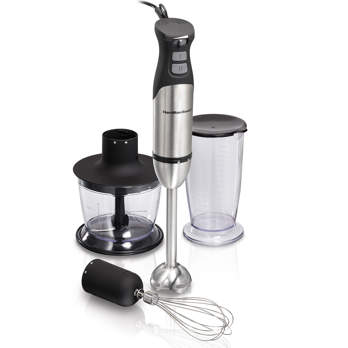 Hamilton Beach<sup>®</sup> Professional Deluxe 7 Piece Hand Blender Set with Turbo Boost Power (59766)