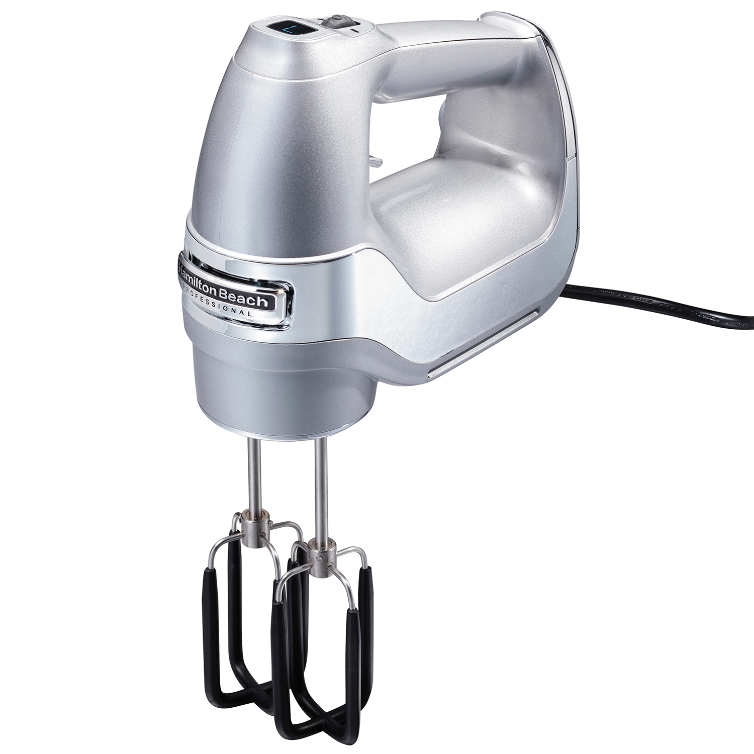 Hamilton Beach® Professional 7 Speed Hand Mixer with Snap-On Case Chrome and Silver (62657)
