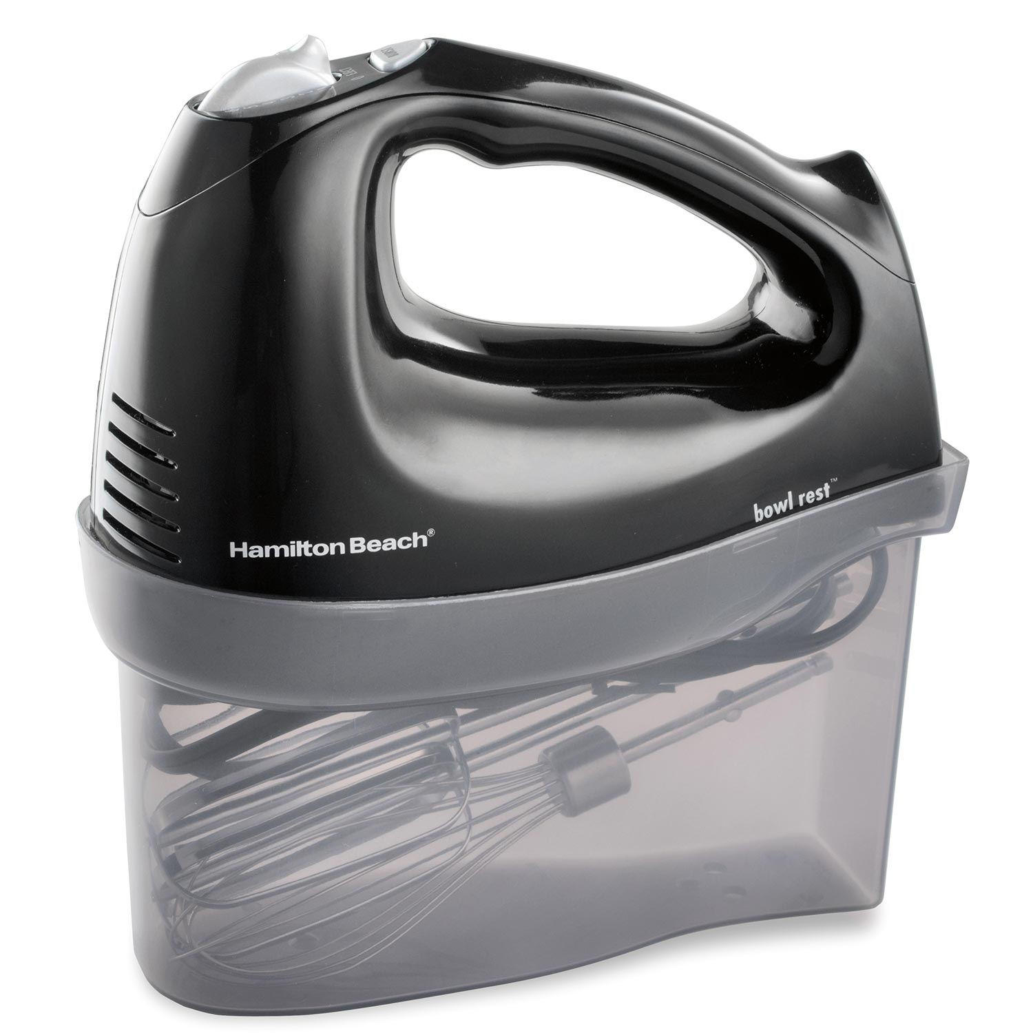 Black Details about   Hamilton Beach 6-Speed Hand Mixer with Snap-On Storage Case Model 62683 