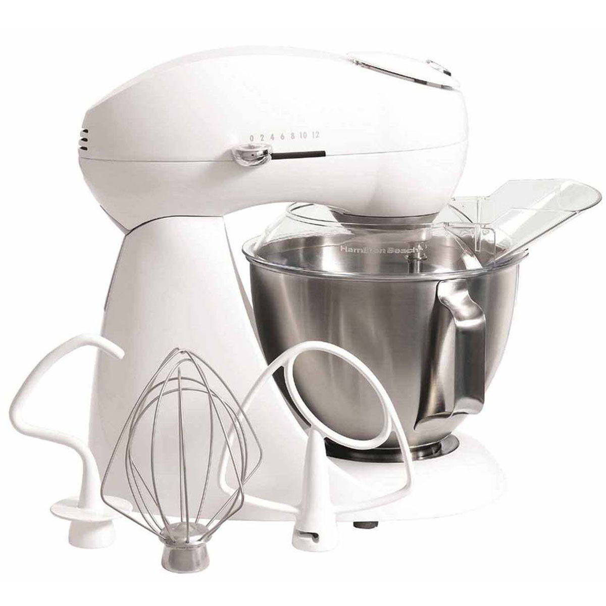 Eclectrics® Sugar (White) All-Metal Stand Mixer (63221)