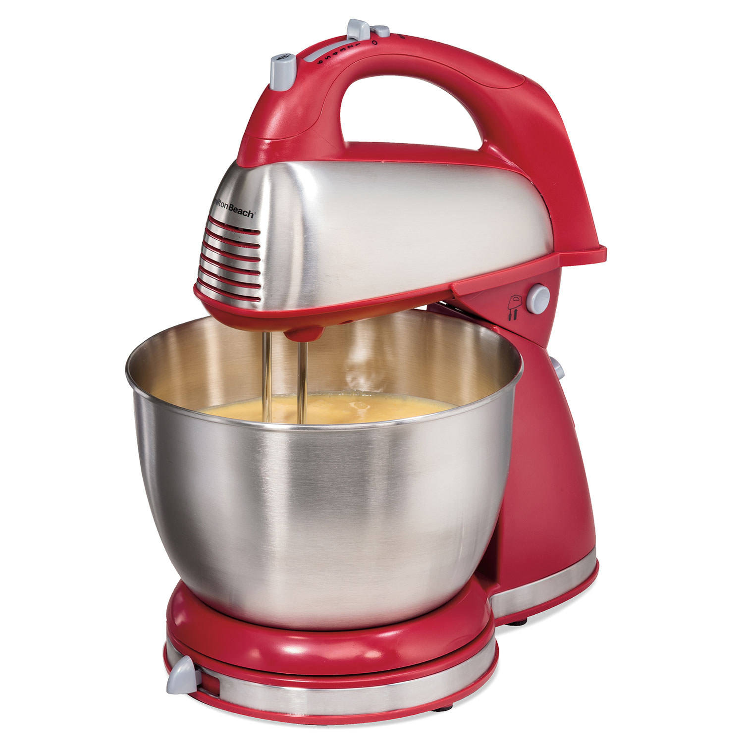 6 Speed Classic Stand Mixer, Red (64654)