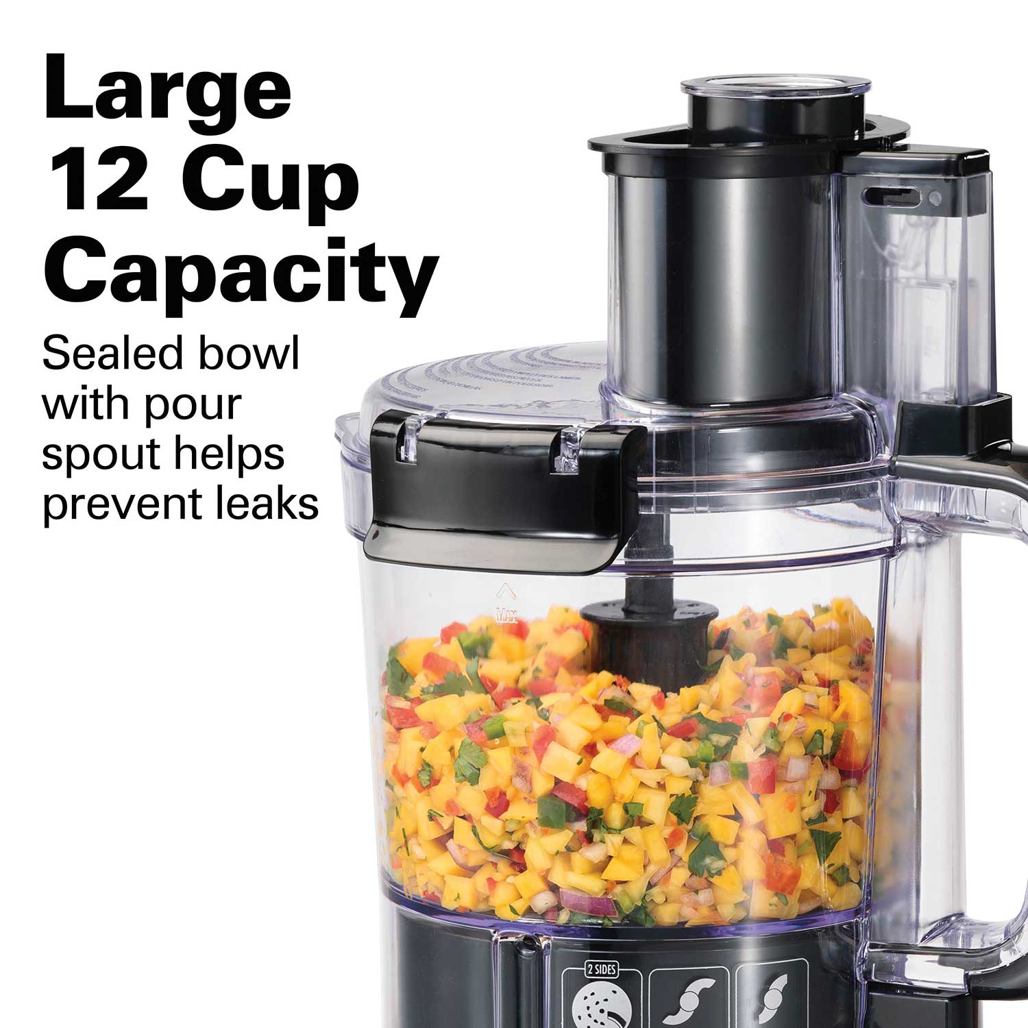 12-Cup Stack & Snap™ Food Processor