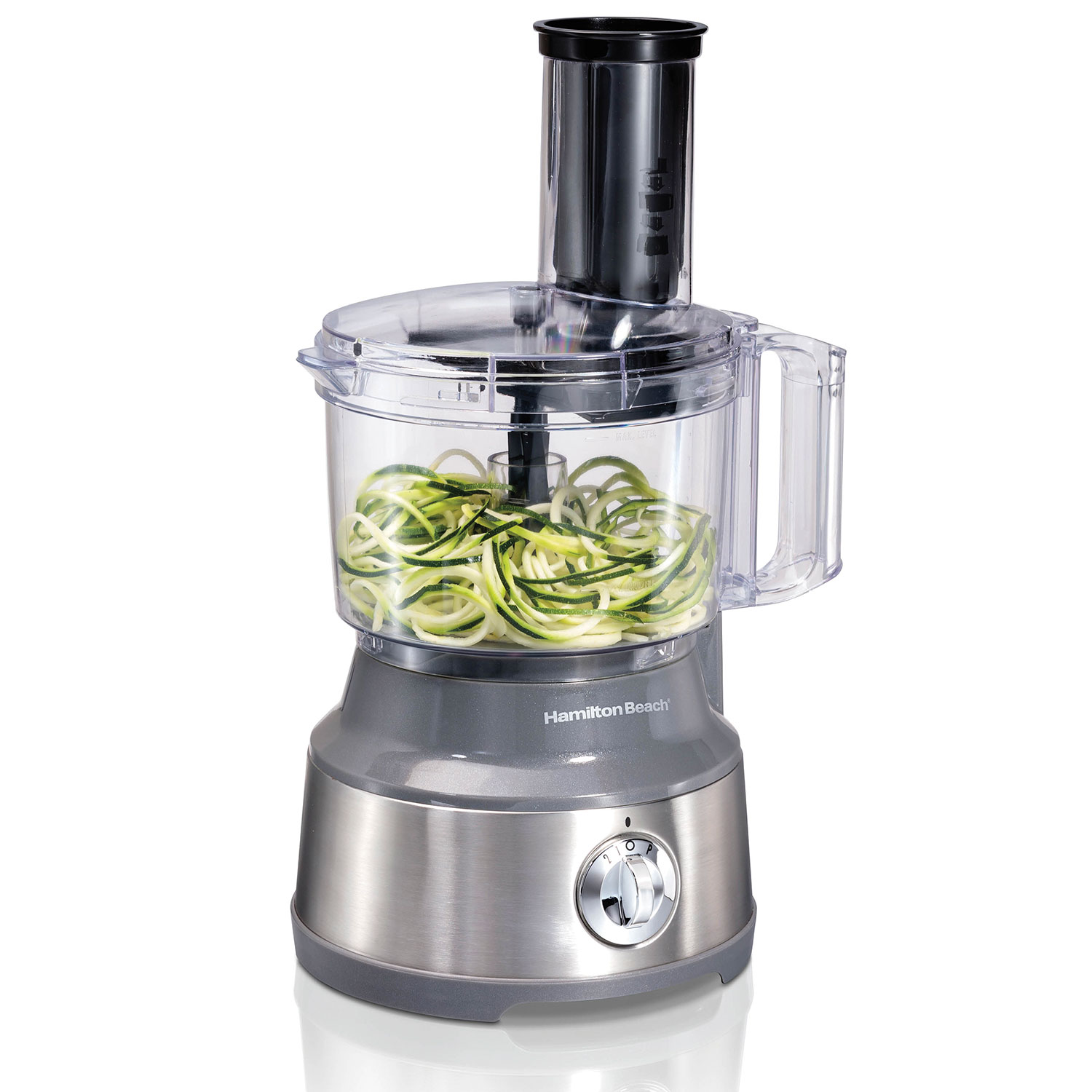 10 Cup Spiralizing Food Processor, Silver (70735)