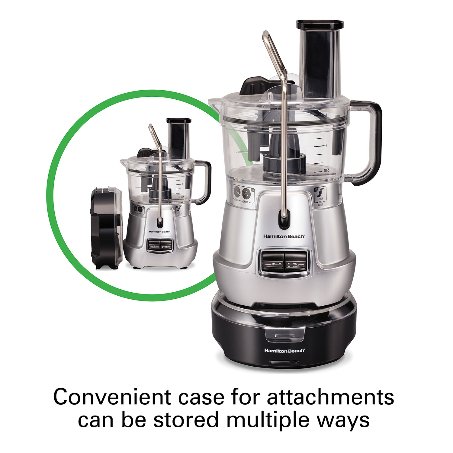 Hamilton Beach 8-Cup PrepStar™ Food Processor with Continuous Feed Chute -  70550R