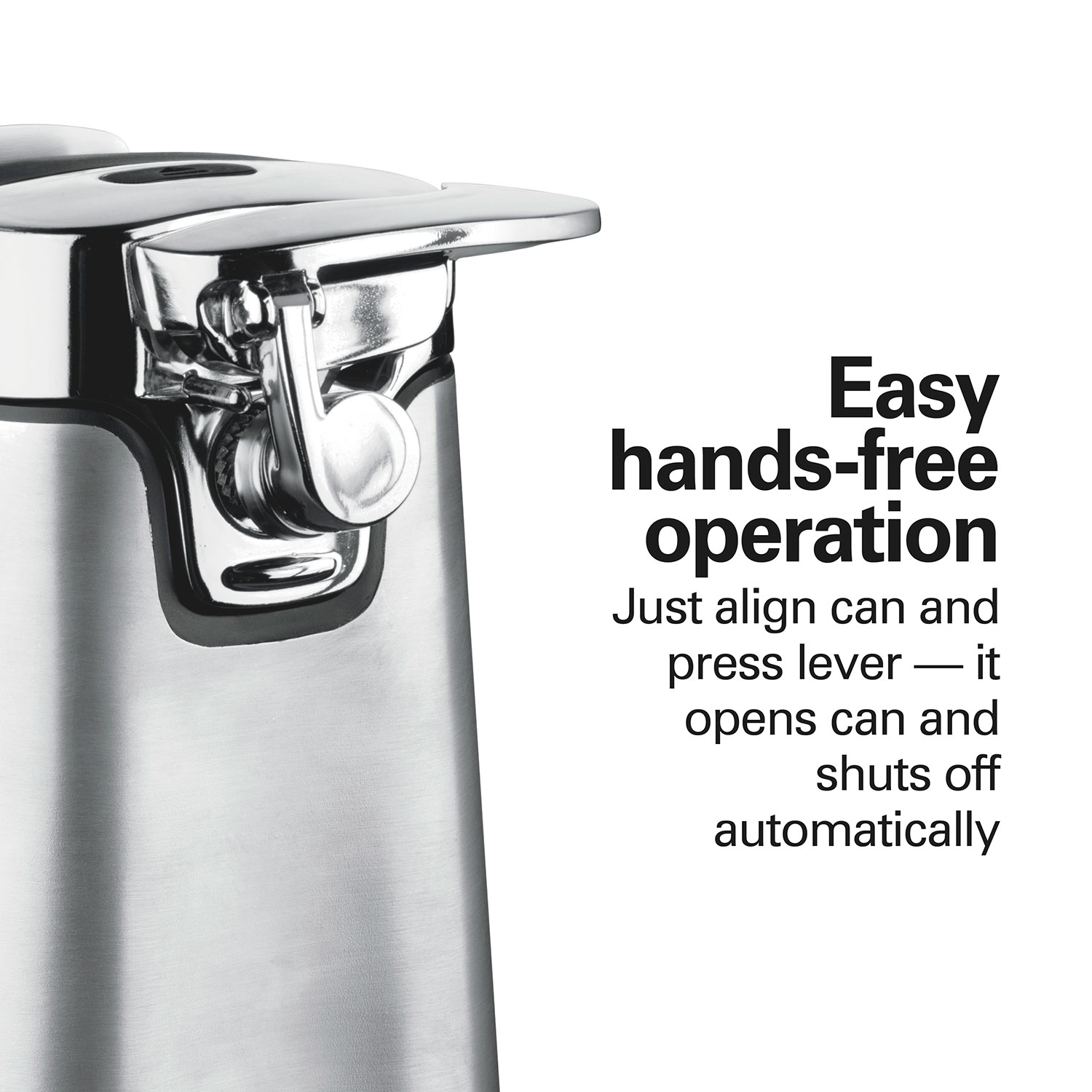 Professional Series Stainless Steel Electric Can Opener in the Can