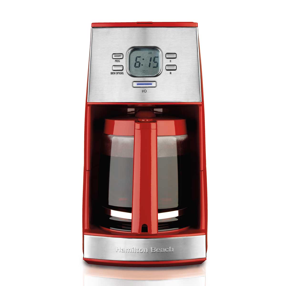 12 Cup Programmable Coffee Maker, Red (43253R)