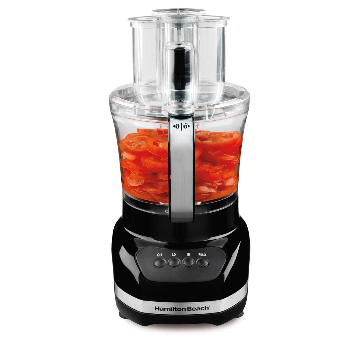 12-Cup Big Mouth® Duo Plus Food Processor with 2 Bowls, Touch Pad Controls