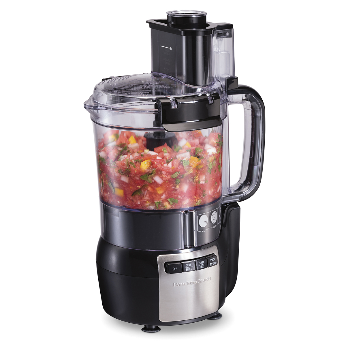 Hamilton Beach 12 Cup Stack Snap Food Processor 70724G 