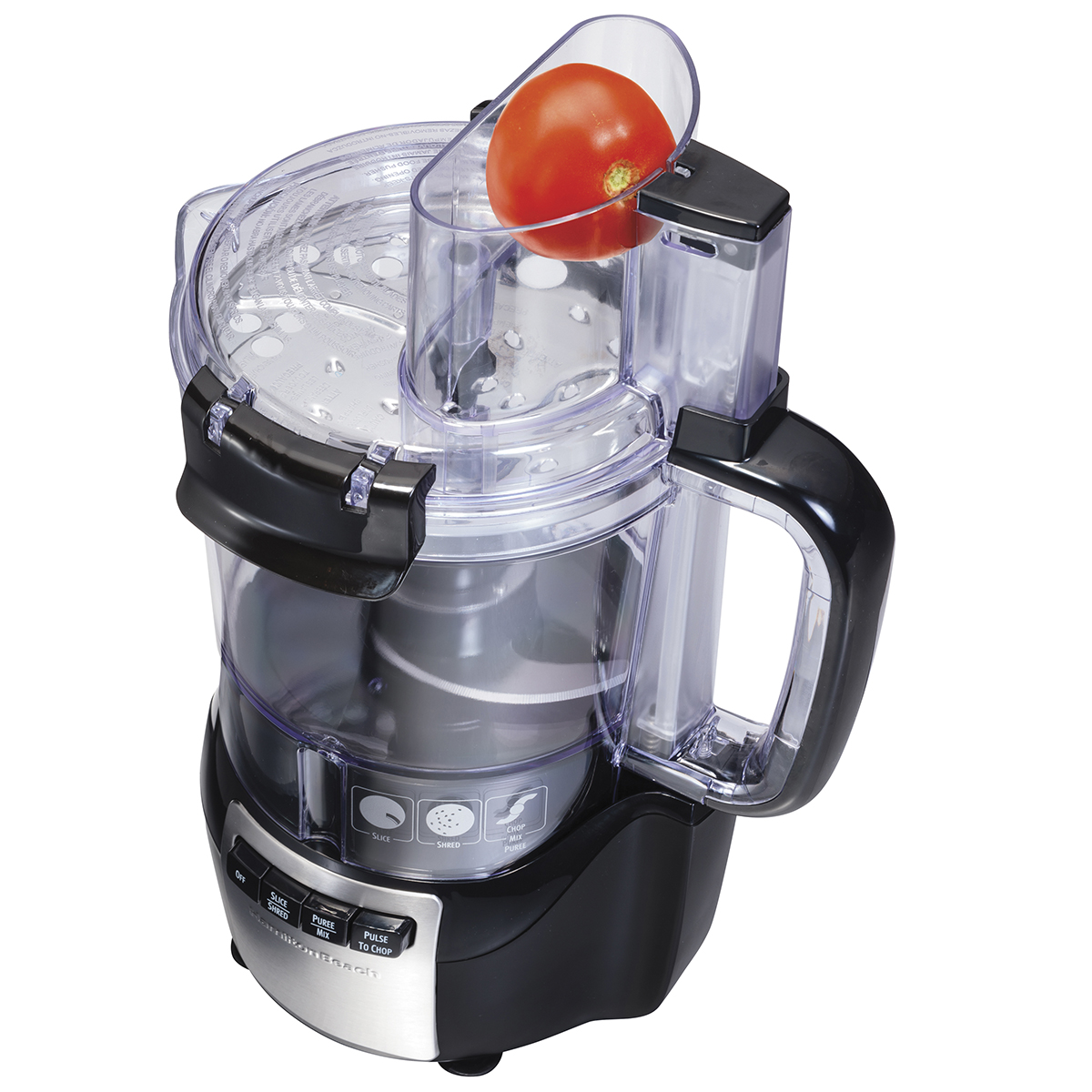 Hamilton Beach 12 Cup Stack & Snap™ Food Processor, Black - 70724