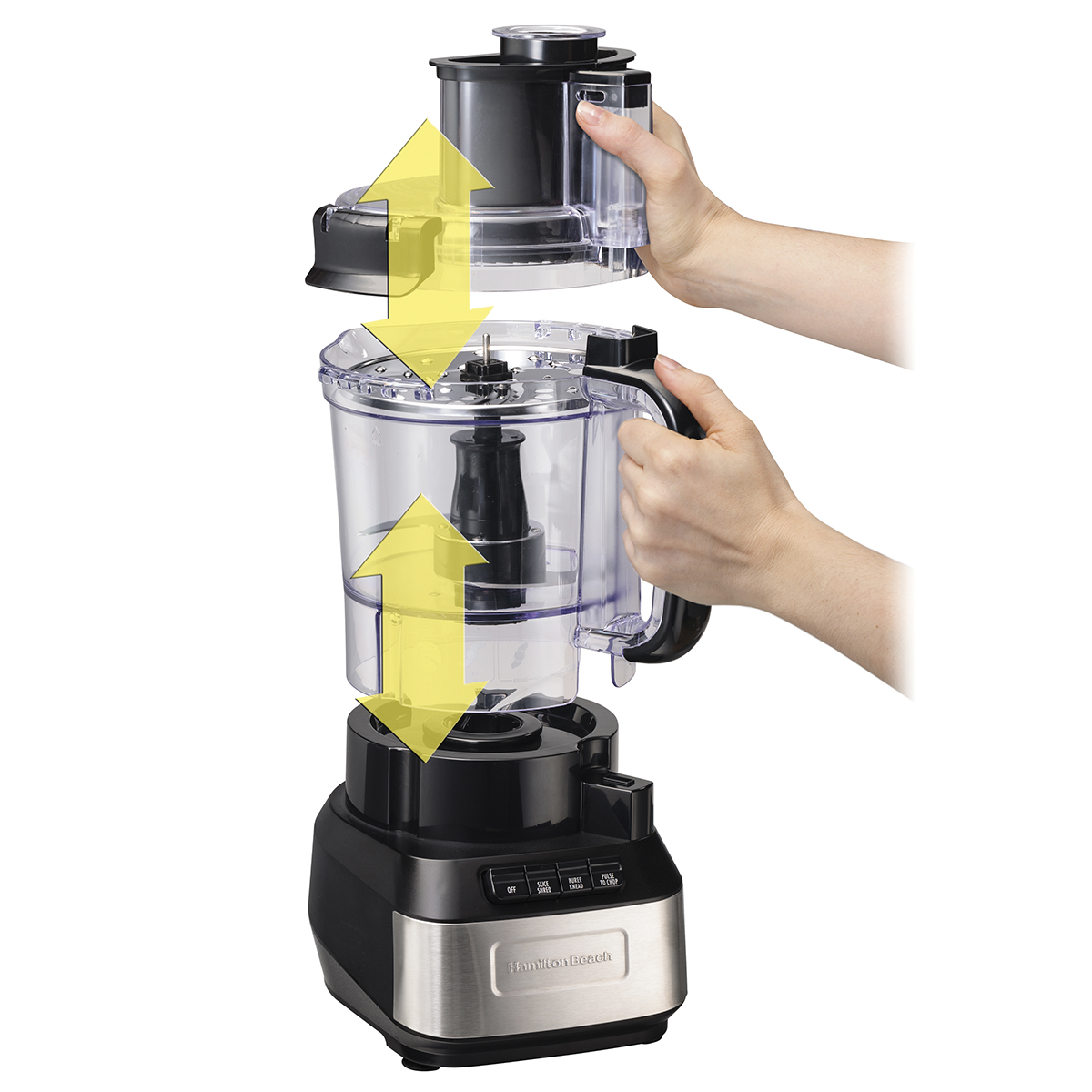 Hamilton Beach 12Cup Stack & Snap™ Food Processor 70727