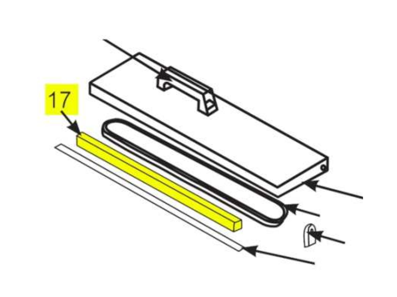 Vacuum Lid Seal Bar Assy.