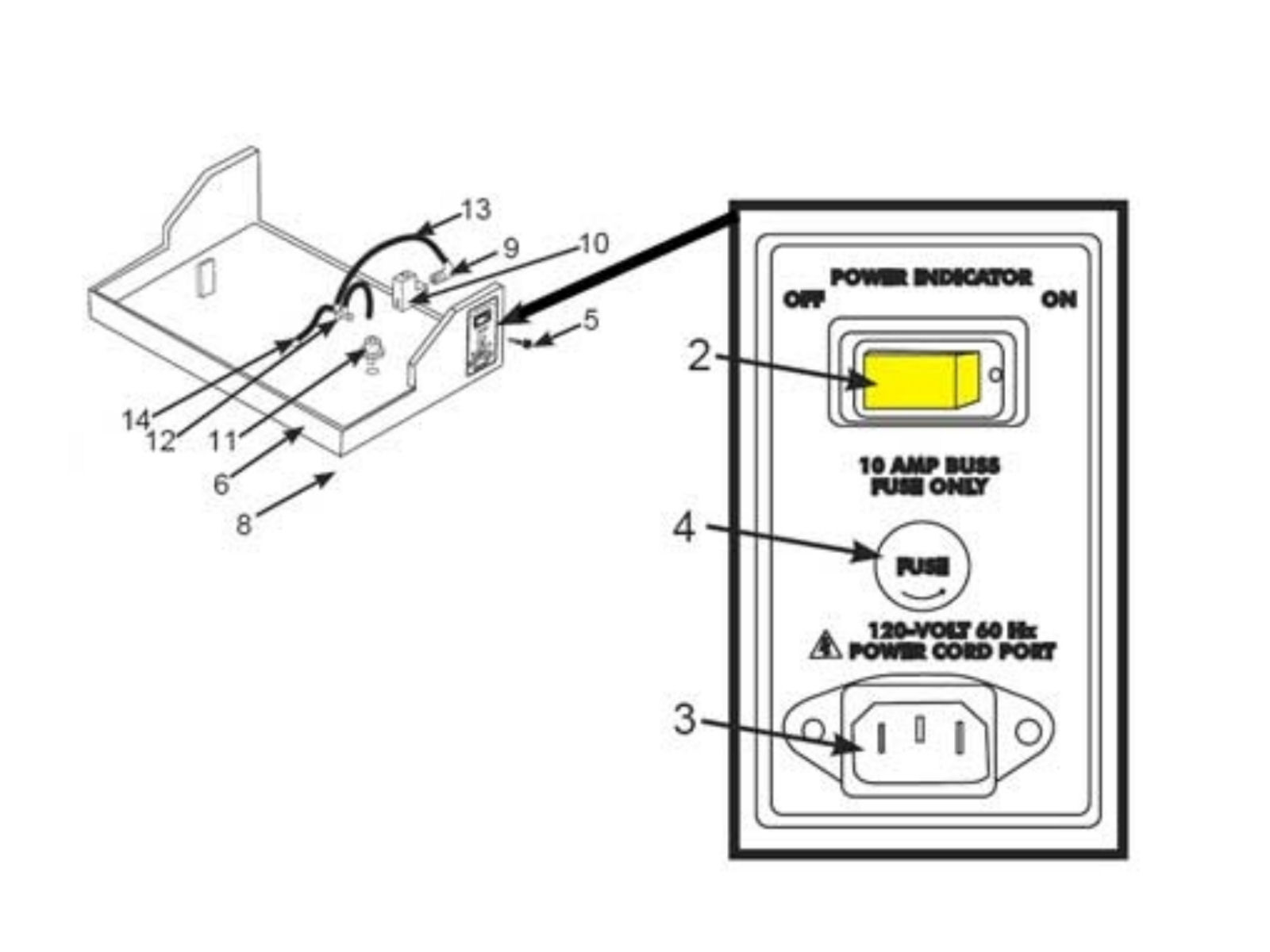 Power Indicator Switch