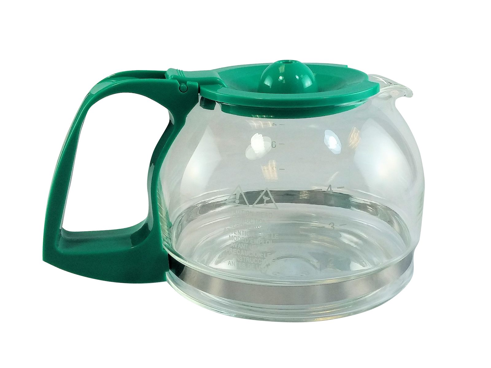 Glass Carafe, Emerald