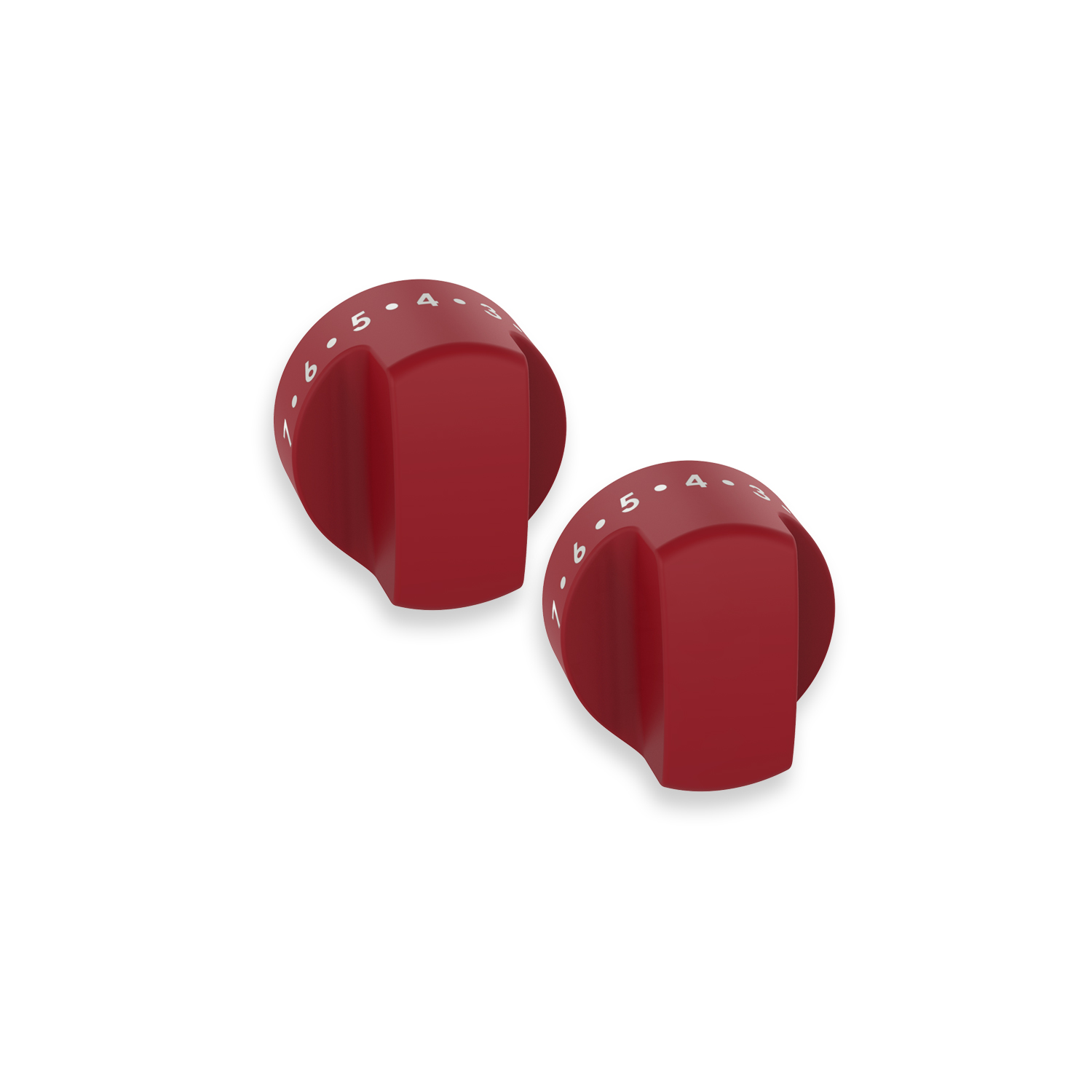 Knob, Red (2 each)
