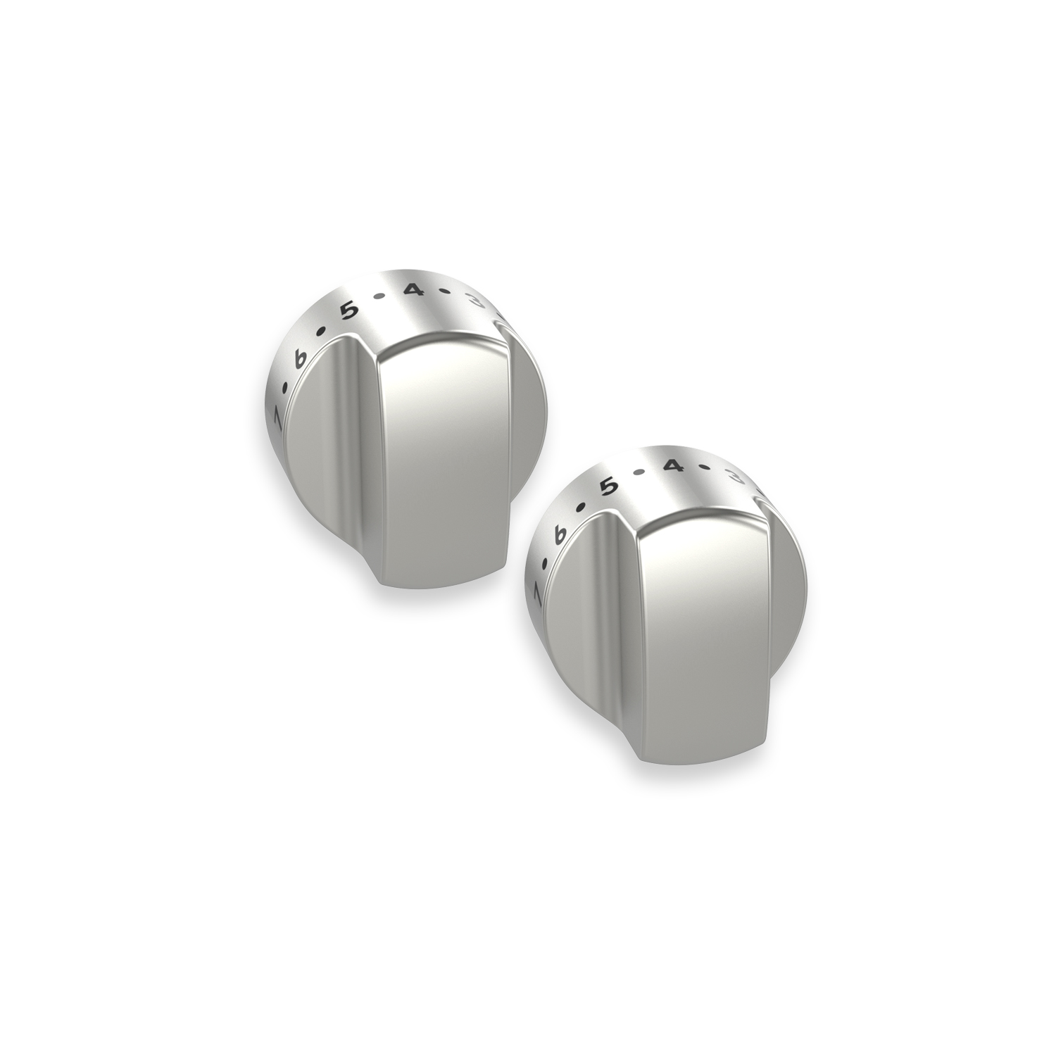 Stainless, Knobs (2 each)