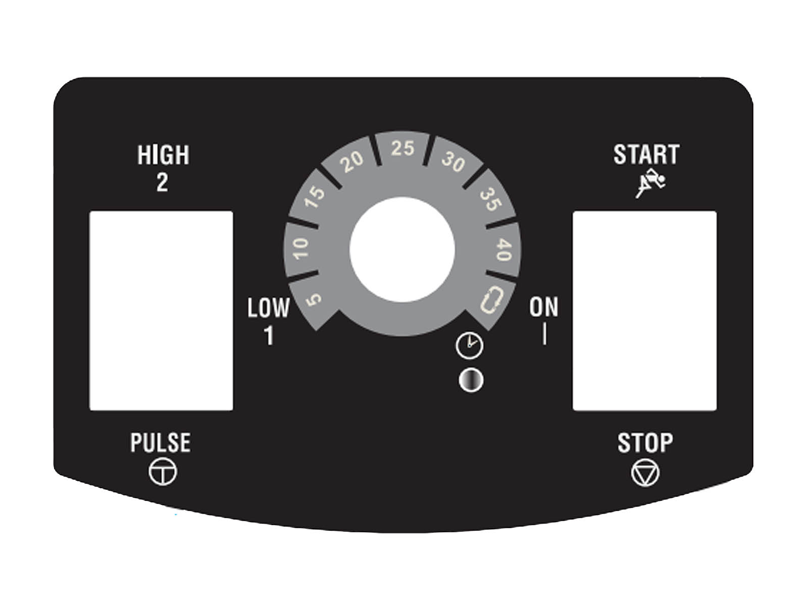 Control Panel Label   Commercial Blender