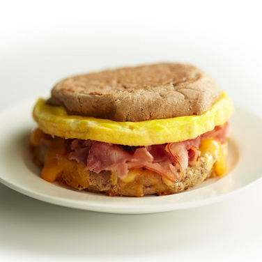 Egg, Ham and Cheese Muffin