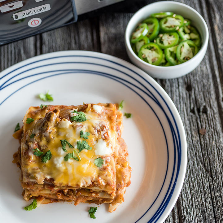 Slow Cooker South of the Border Lasagna